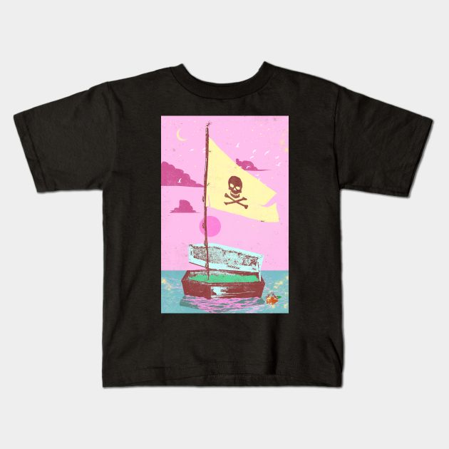 JOLLY COFFIN Kids T-Shirt by Showdeer